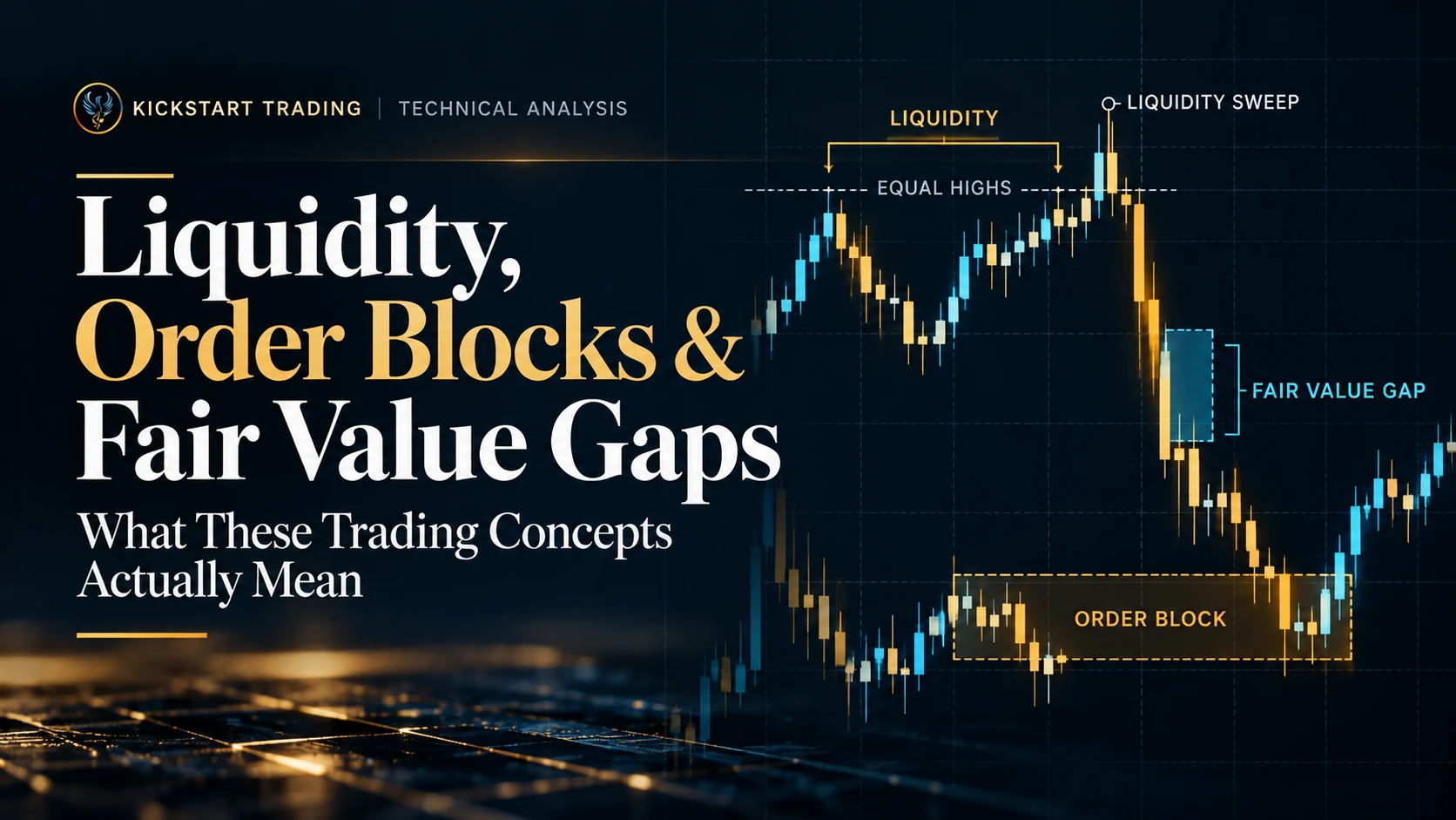 Liquidity, Order Blocks and Fair Value Gaps: What These Trading Concepts Actually Mean