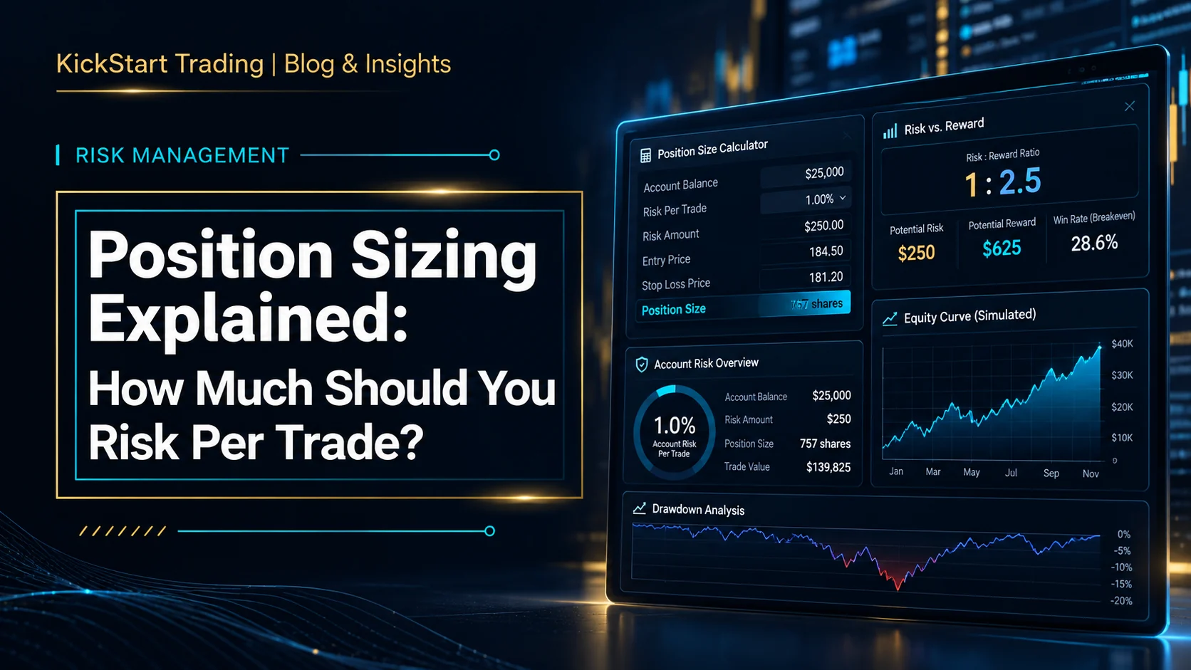 Position Sizing Explained: How Much Should You Risk Per Trade?