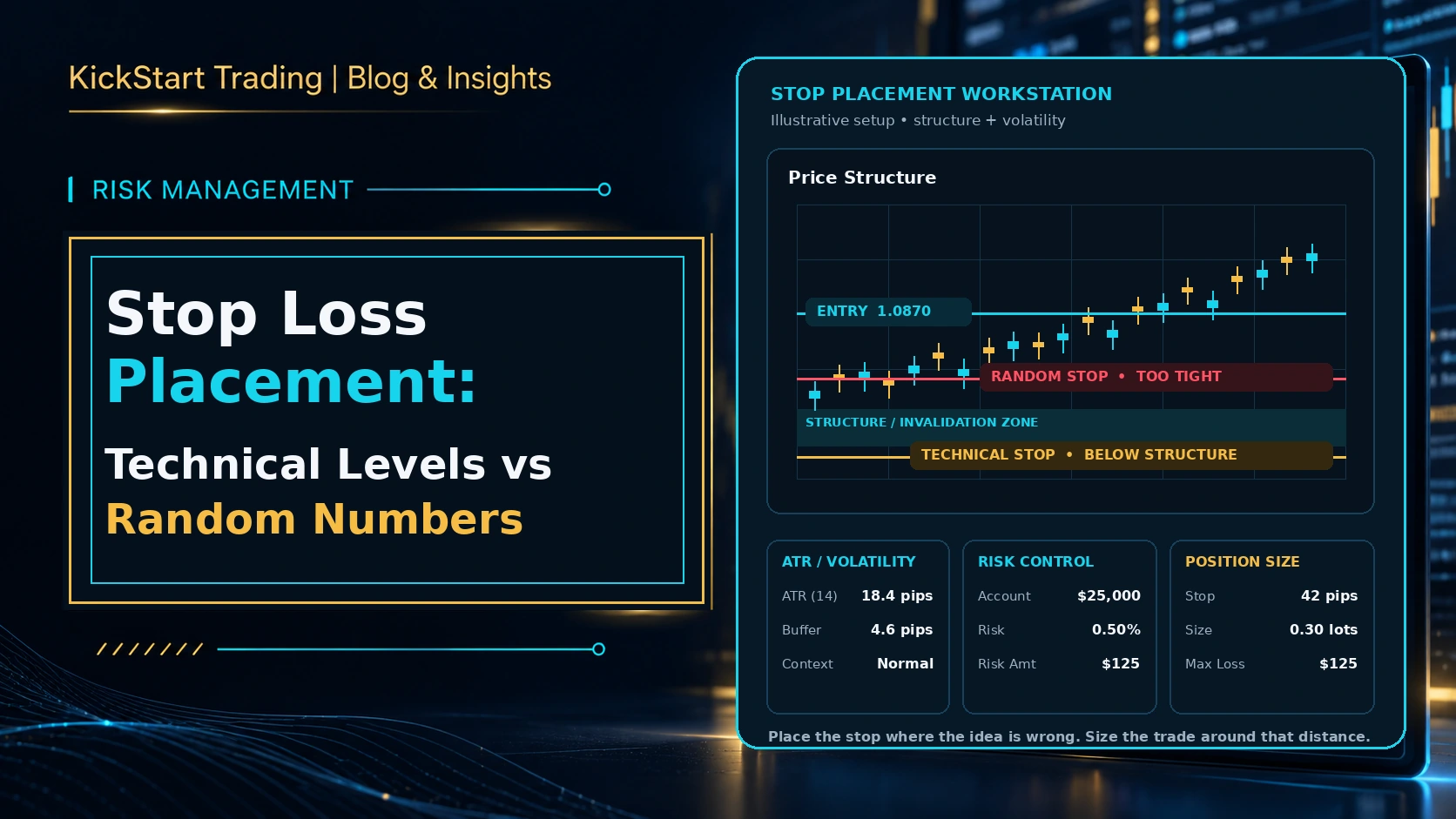 Stop Loss Placement: Technical Levels vs Random Numbers